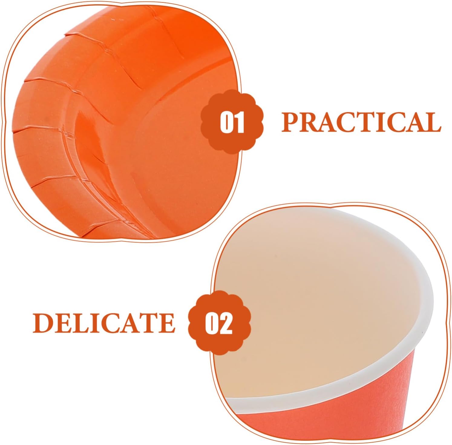 Zerodeko Bright Orange Party Decorations Tablecloth Plates Cups Napkins Cutlery for Birthdays Weddings Gatherings