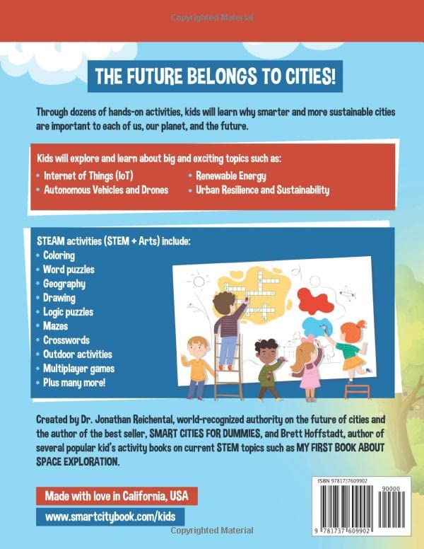 Exploring Smart Cities Activity Book for Kids: Learning Adventures Through Coloring, Games, Puzzles, Projects, and More! (STEAM-Powered Kids) image 3