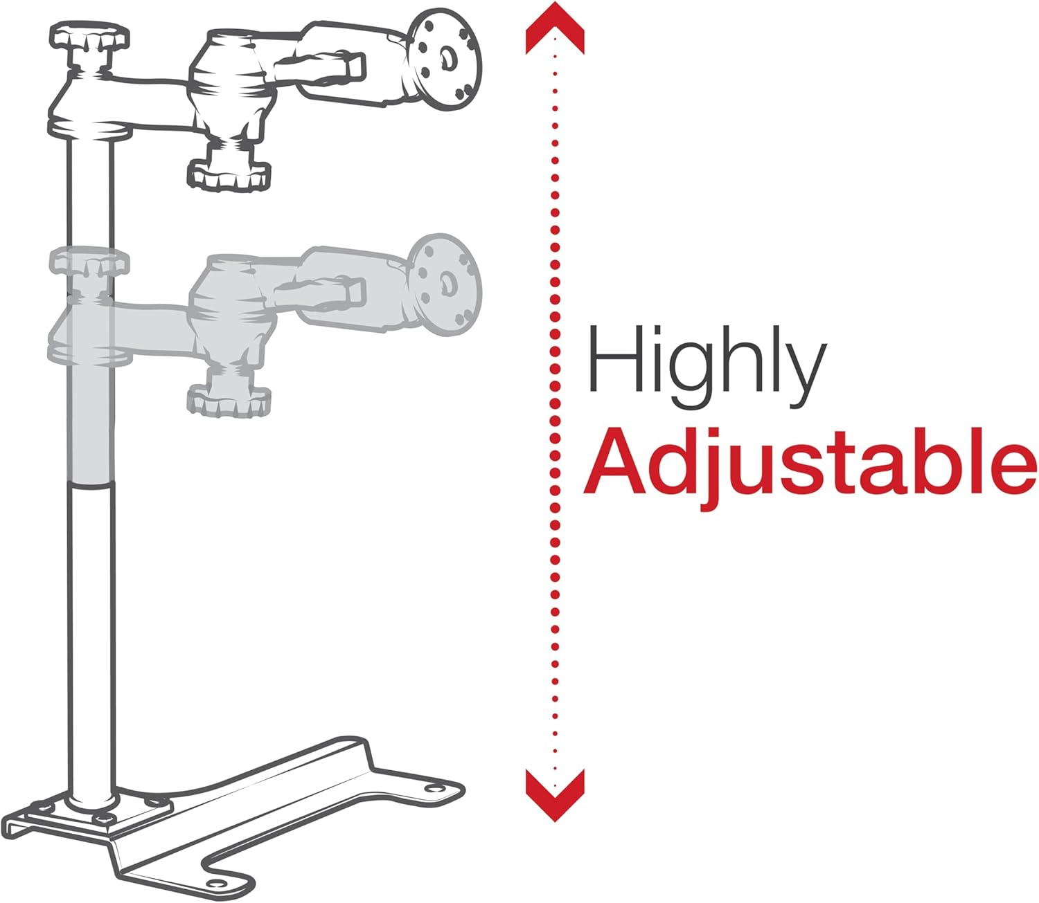 RAM MOUNTS No-Drill Adjustable Laptop Mount for '20-26 Ford Police Interceptor Utility RAM-VB-206-SW1