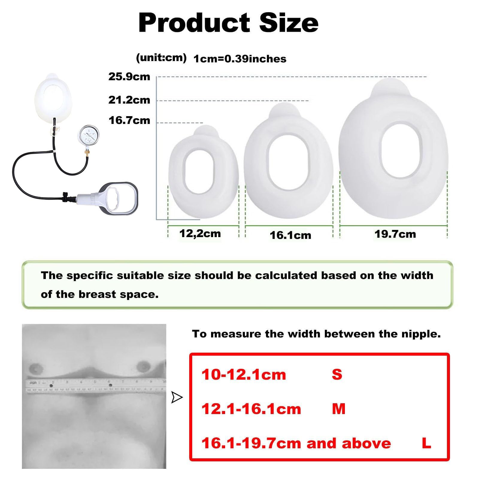 Cloche à vide Pectus Excavatum,correction physique,avec manomètre(L-L) | Orthèse d'orthèse Pectus Excavatum, support de poitrine pour pigeon, lavable