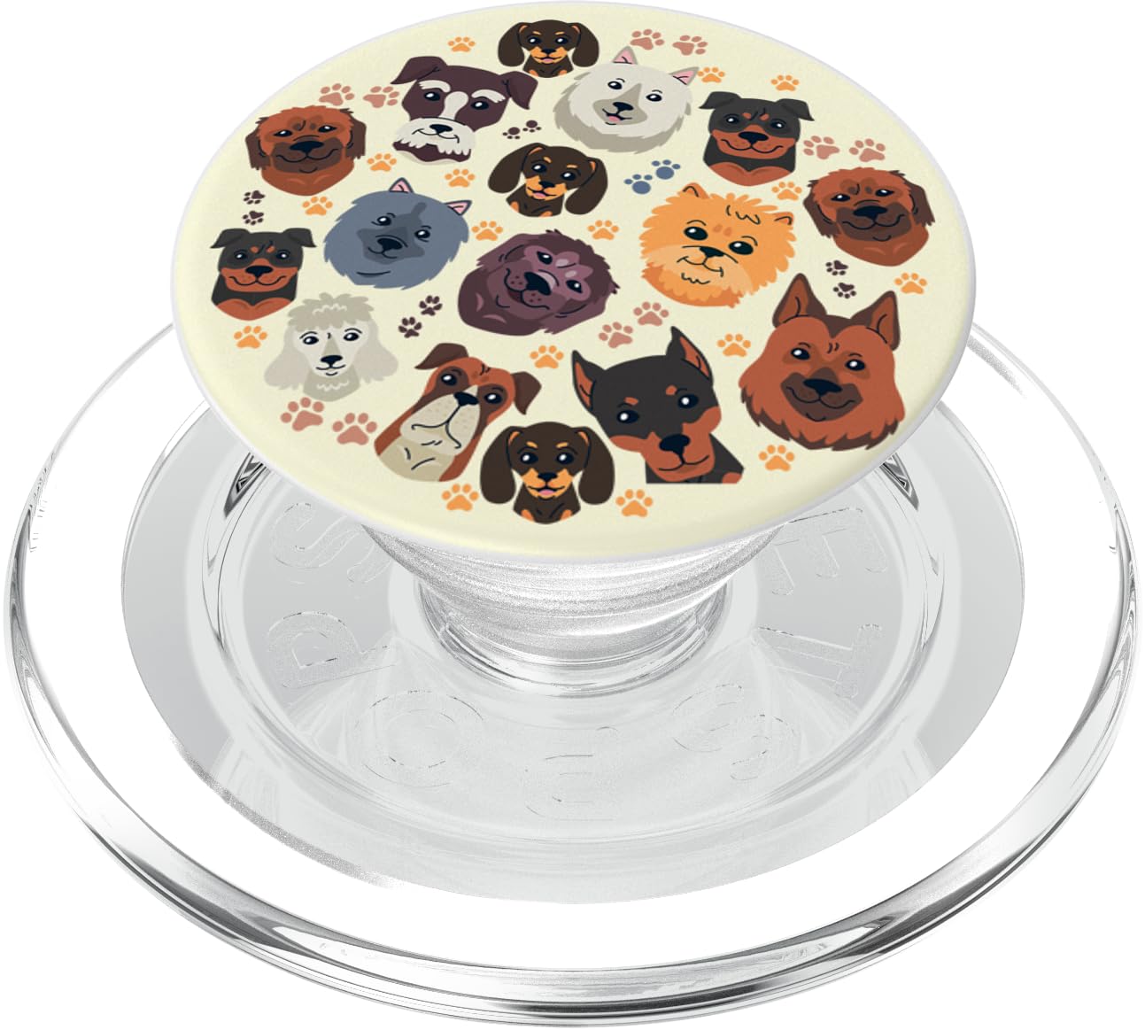 Animal Lover Dog Lover Pet Owner Paw Prints Cute Animal Dog PopSockets PopGrip for MagSafe