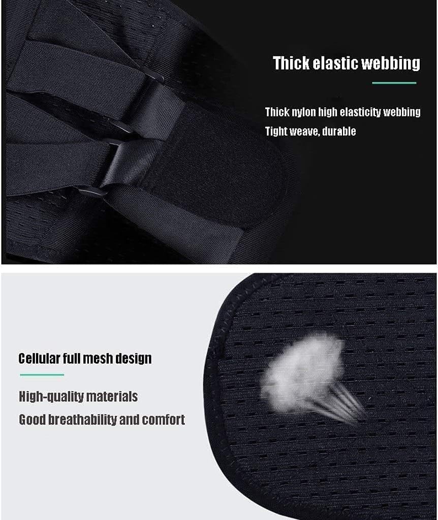 Breathable Waist Support Lumbar Support Belt Adjustment Lower Back Pain Relief Belt for Men Women Herniated Discs (Size : Medium)