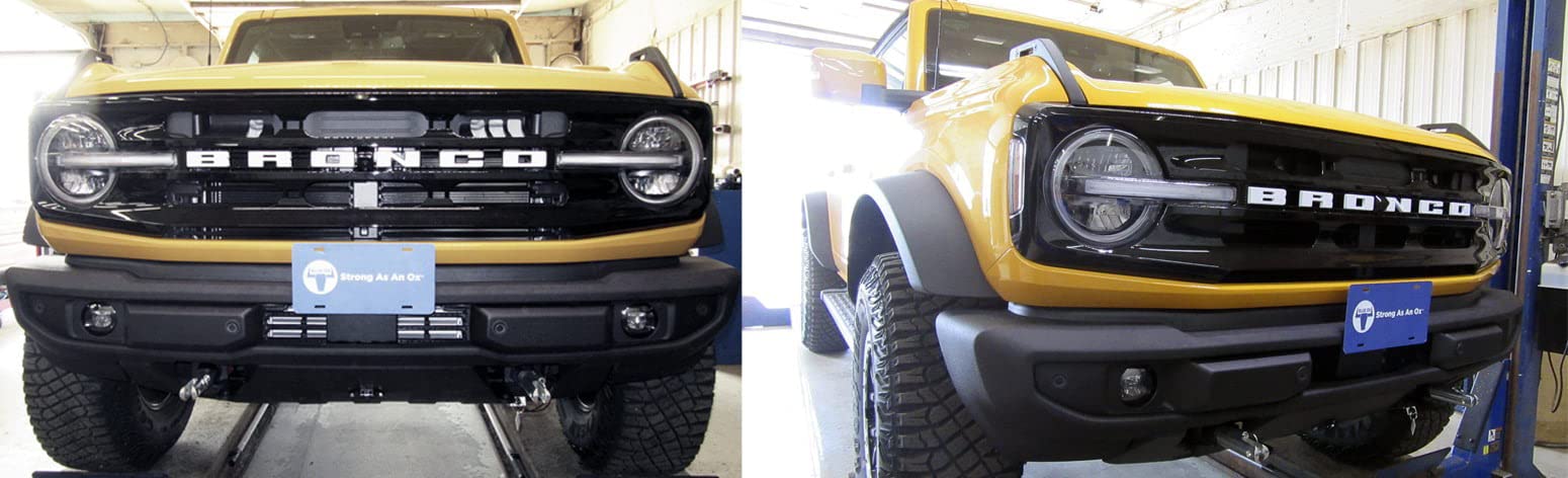 Blue Ox BX2687 Custom Tow Bar Base Plate Bracket for Dinghy Towing, Fits Select Ford Bronco