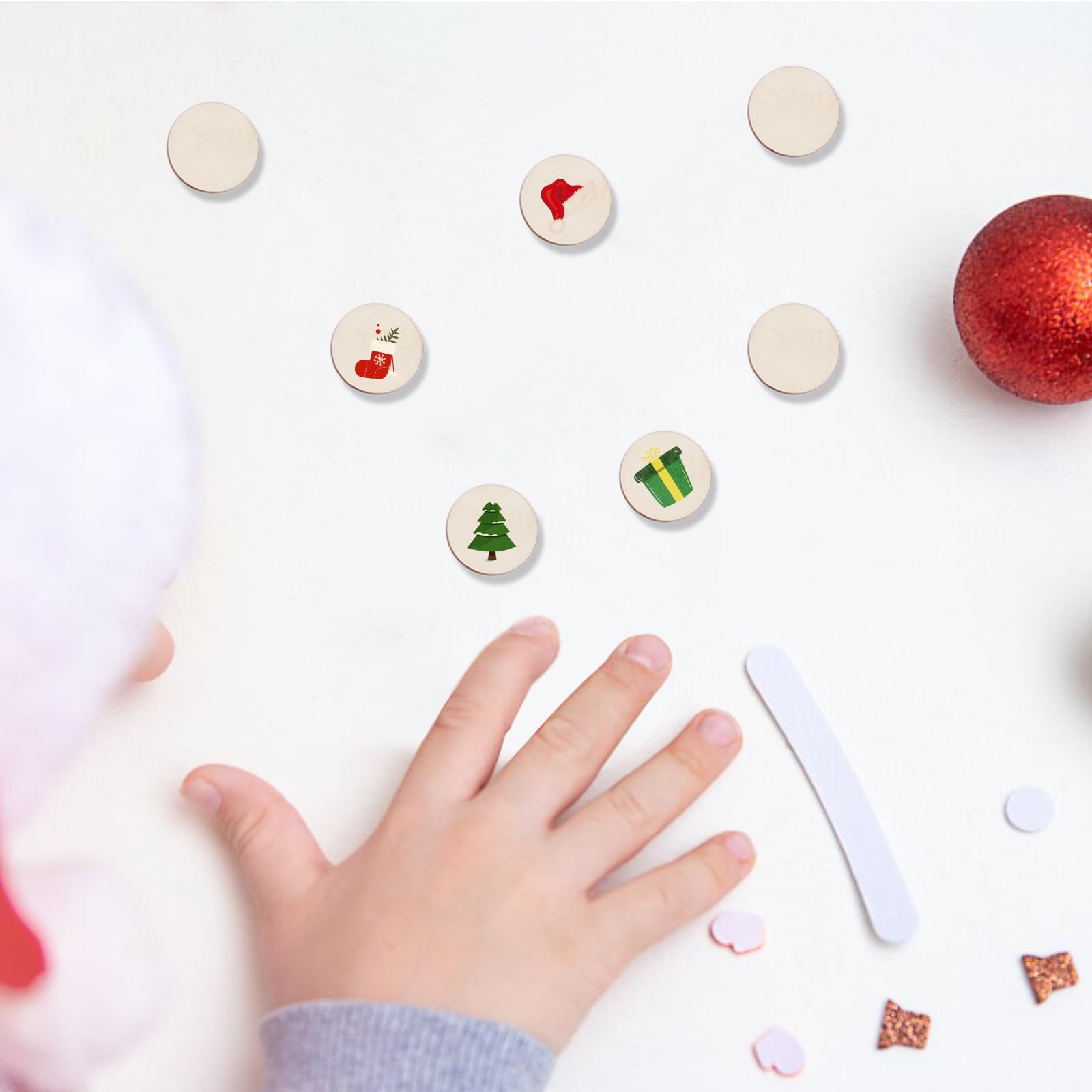 400 Dischi In Legno Naturali Per Fai Da Te – 20 Mm Diametro, 2,5 Mm Spessore, Non Trattati, Per Decorazioni, Scrapbooking E Artigianato