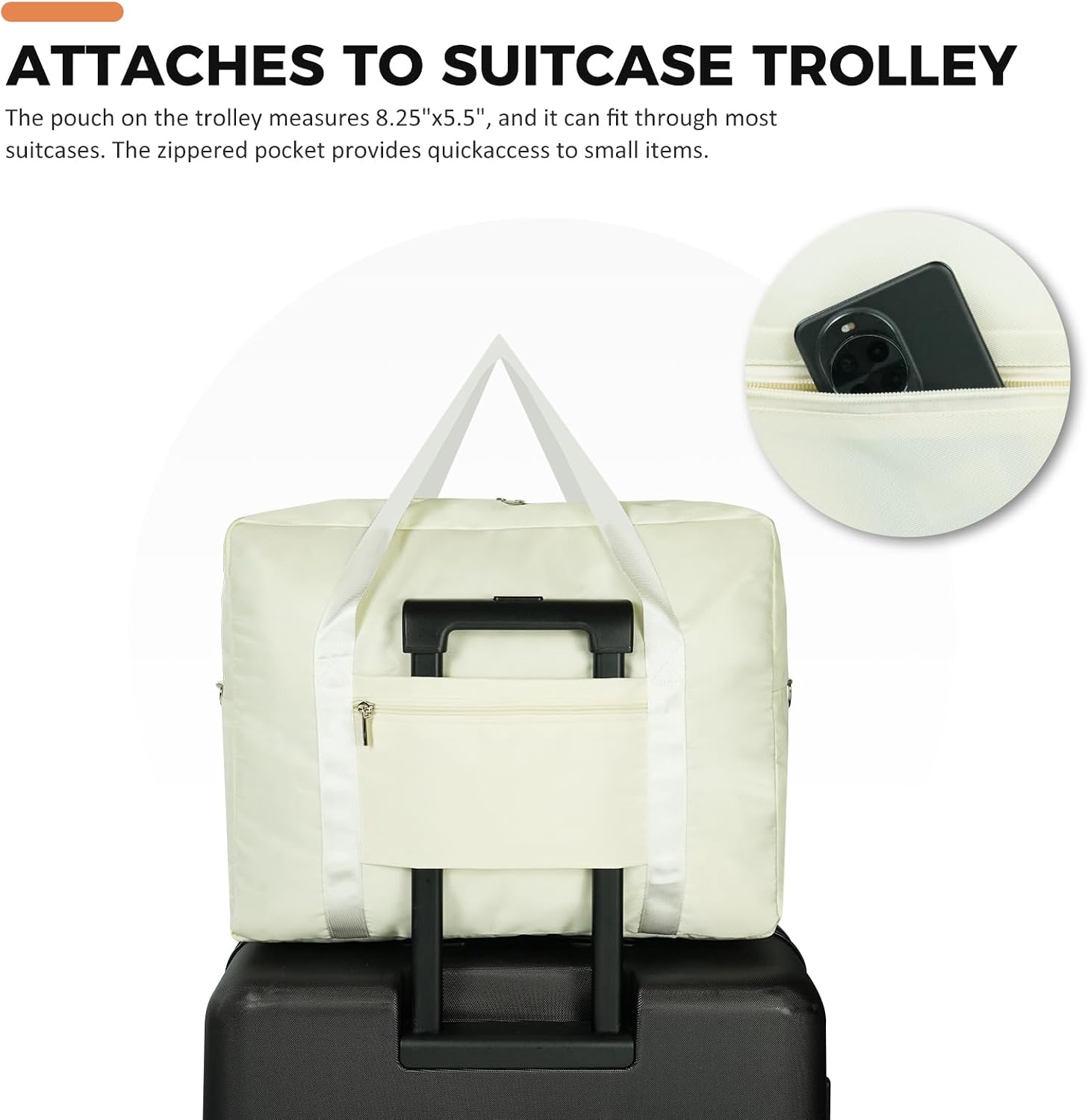 For Frontier Airlines Personal Item Bag 18x14x8 Travel Duffel Bag Carry on image 5