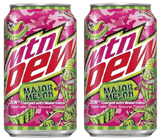 Mountain Dew Major Melon 355 Ml (Pack of 2)