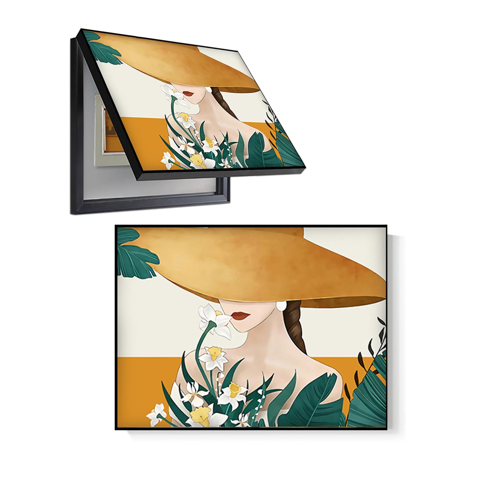 ThAyLa Pannello di copertura del contatore elettrico nascondi dipinti, quadro decorativo moderno interruttore scatola di distribuzione, nascondi scatola di protezione di distribuzione copertura