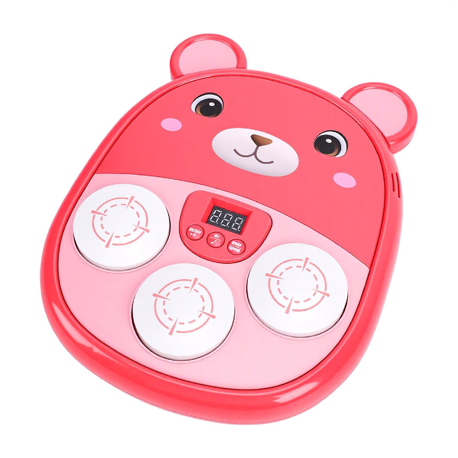 Machine de Poinçonnage Musicale pour Enfants, Jouet Interactif en Forme d'ours de Dessin animé, Jeu de Poinçonnage électronique pour Le Plaisir en Famille, Comprend Une Batterie de 500 MAh