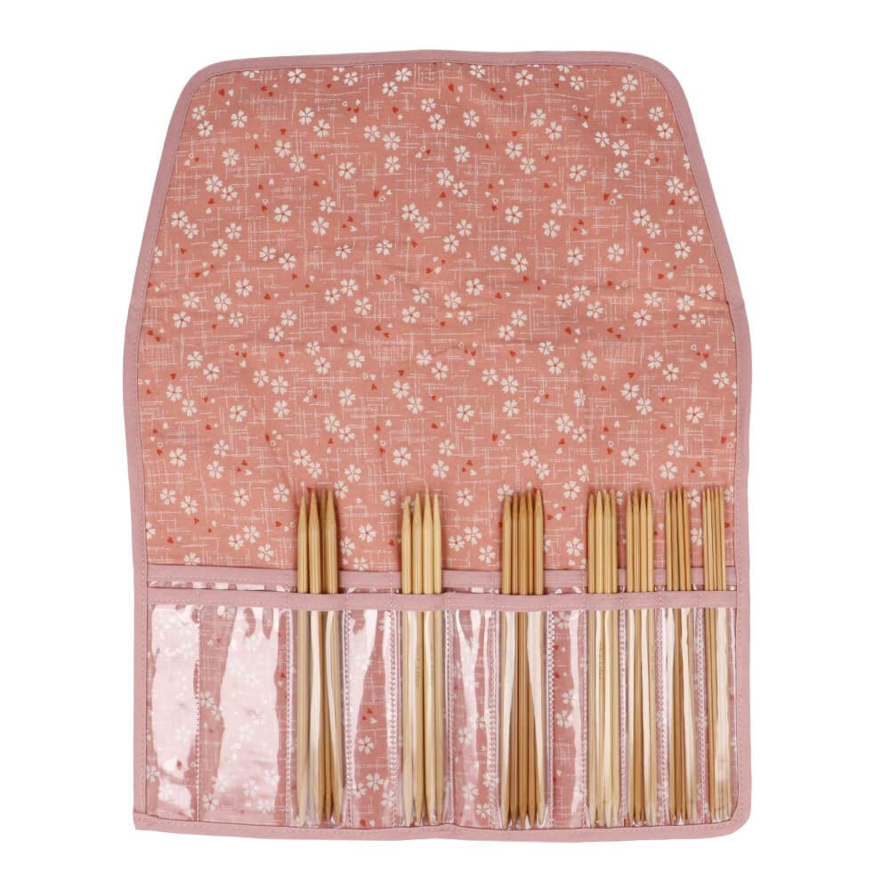 Seeknit Pink - Koshitsu (15Cm) Double-Pointed Needle Set - 1 Piece