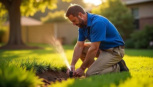 Miniatura 6 de Aspersores emergentes aspersor de riego para césped, patio, jardines, jardineras, riega tu césped de manera eficiente, rociador de paisaje