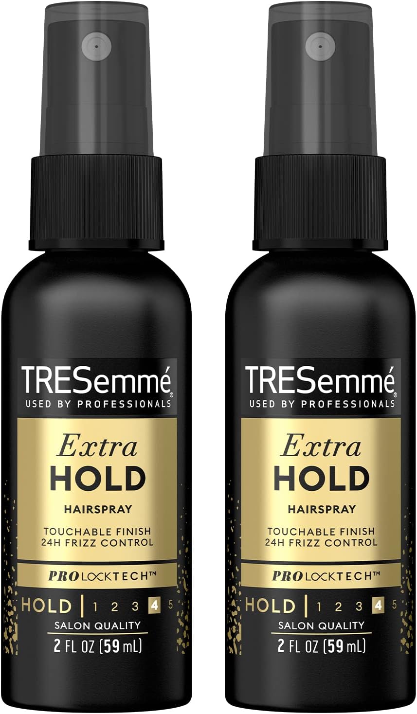 Tres Two Non-Aerosol Hairspray 2 Ounce Travel Size (2 Bottles)