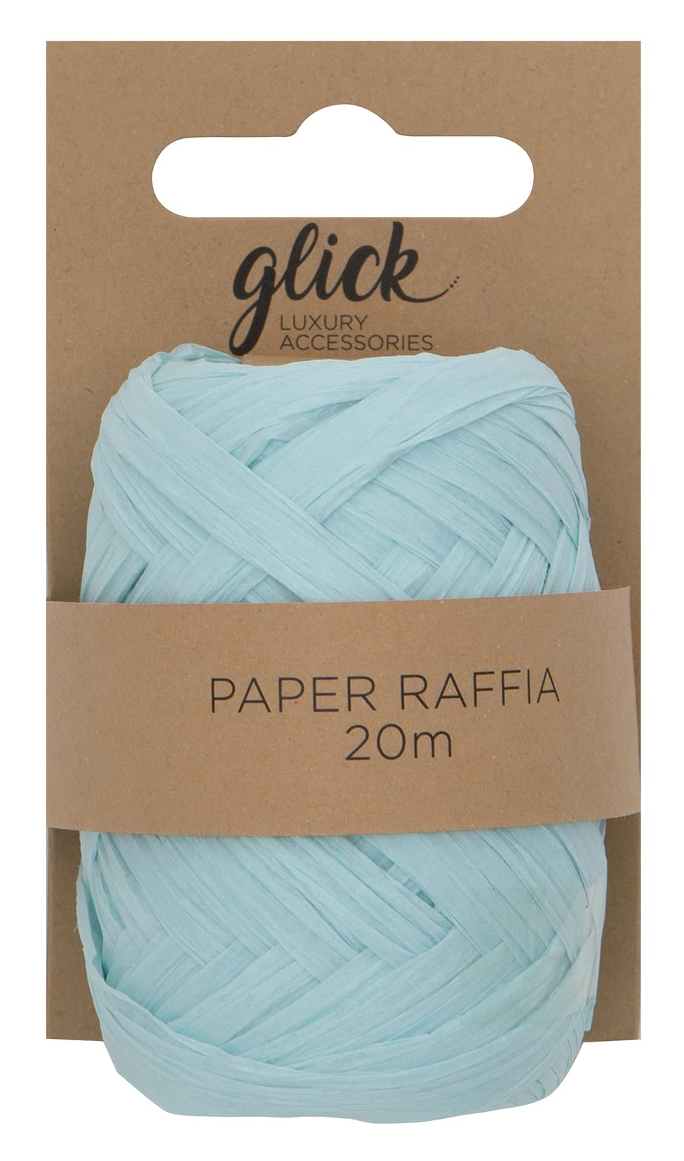 Glick20M Baby Blue Paper Raffia Ribbon, Baby Blue Paper Raffia Ribbon for Gift Wrapping, Arts and Crafts Baby Blue Paper Raffia Ribbon