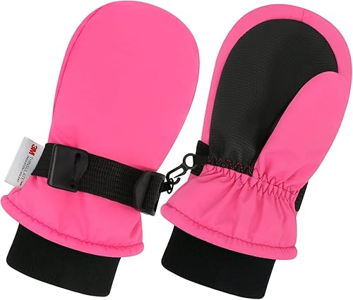 Miniatura 6 de Sarfel Guantes de invierno impermeables para niños pequeños guantes de nieve para niños guantes de esquí para niños guantes de bebé Thinsulate 1-7