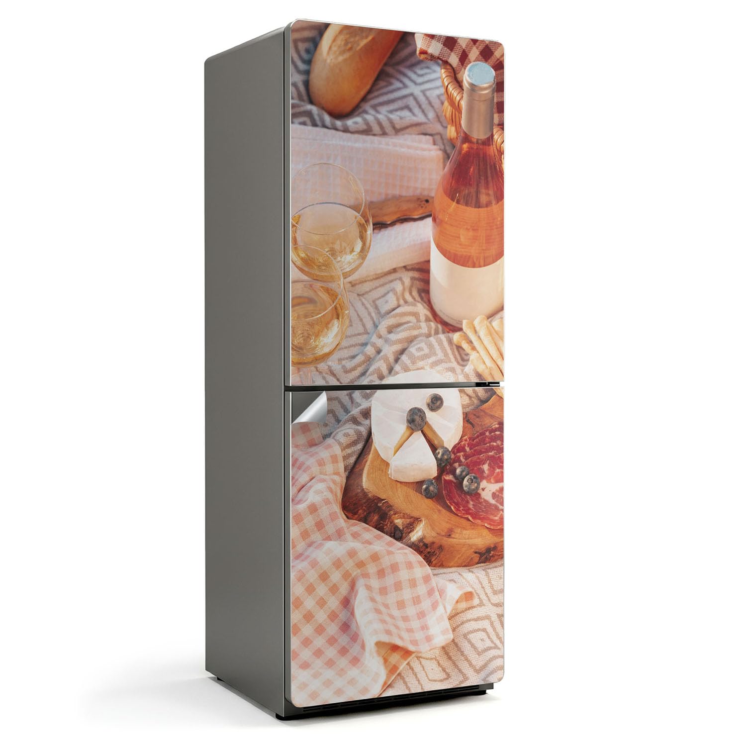 Autocollants pour Frigo Décoration Couvrant Entièrement 70x190 cm