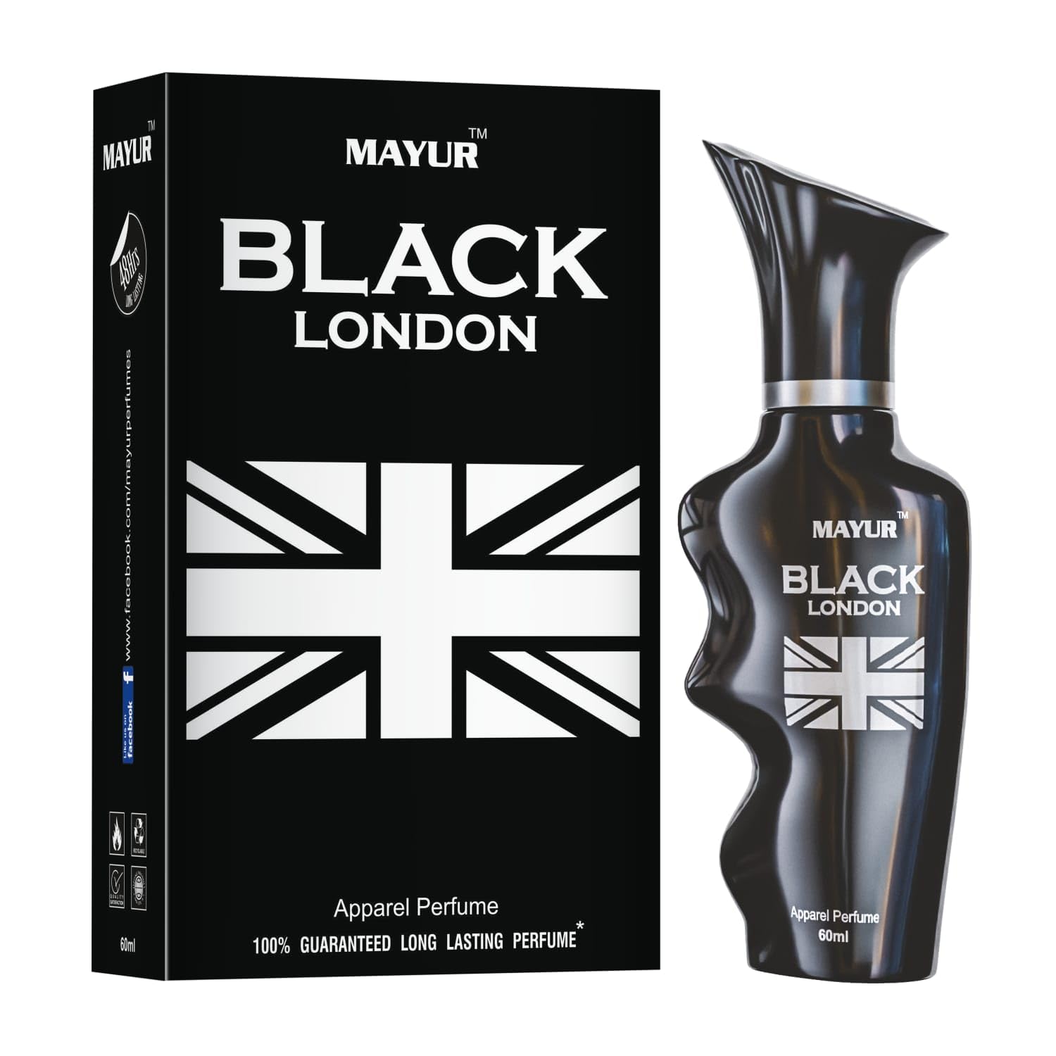 SIYAROMA Perfume for Men – 60ml | Premium Eau de Parfum with Strong, Long Lasting & Bold Masculine Fragrance | Luxury Apparel Perfume by Mayur Perfumes | Perfect Party & Office Wear (Black London)-image-22