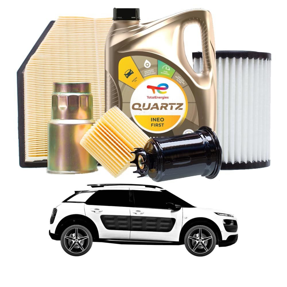 Tagliando per CITROËN C3 III 1.2 PureTech 82 LPG 61 kw - 4 Lt di TOTAL + 3 Filtri anno 20182023