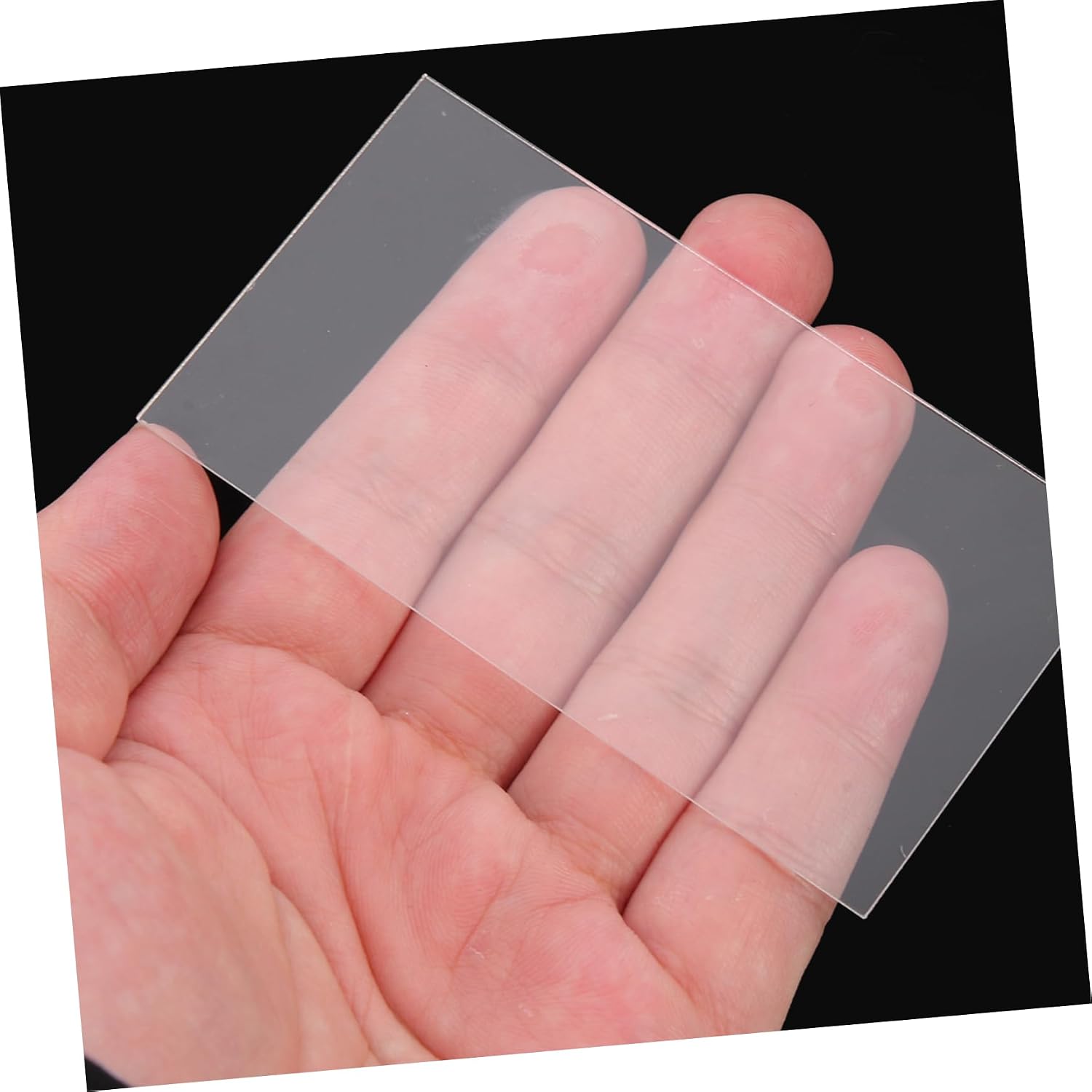 Cabilock 60pcs Acrylic Place Cards for Weddings Parties and Events Blank Seating Chart Table Signs Smooth Edges for Guest Seating Arrangement and Decorations