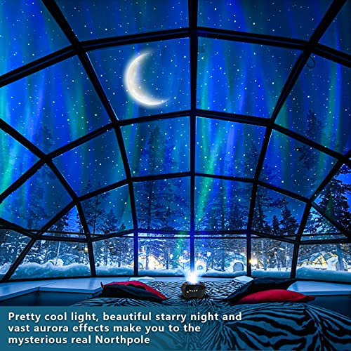 Galaxy Projector Bedroom Night Light Galaxy Star Projector With Remote Control For Bedroom Ceiling Party With Music Speaker Bluetooth For Kids Adults 8 In 1… #TOP4