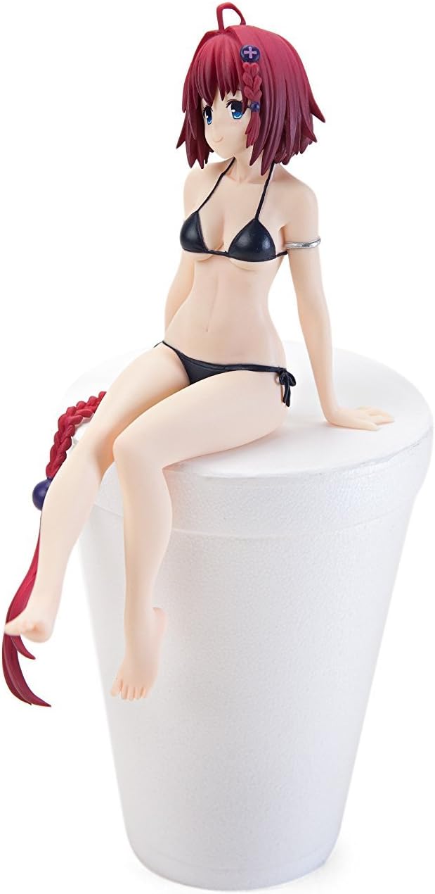 Furyu 5.5" To Love Ru Darkness: Mea Kurosaki Noodle Stopper Figure (Black Version)