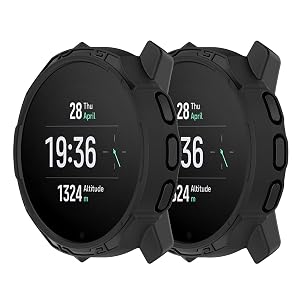 Compatible for SUUNTO 9 Peak 9 Peak Pro Case Protective Bumper Cover Case for Suunto 9 Peak Smart