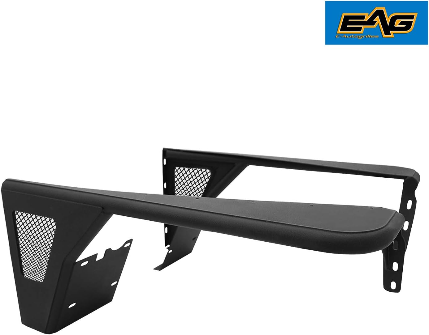 EAG Front Fender Flare Body Armor with Turn Signal Light Rocker Guard Fit for 97-06 Wrangler TJ