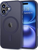 Vista 227 de Anuck - Funda magnética para iPhone 11 compatible con MagSafe, carcasa trasera mate translúcida dura, borde de TPU, delgada, resistente a impactos