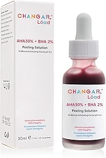 AHA 30% + BHA 2% Peeling Solution 30ml/1oz, Exfoliating Facial Serum, Chemical Peel For Face Serum Glycolic Acid