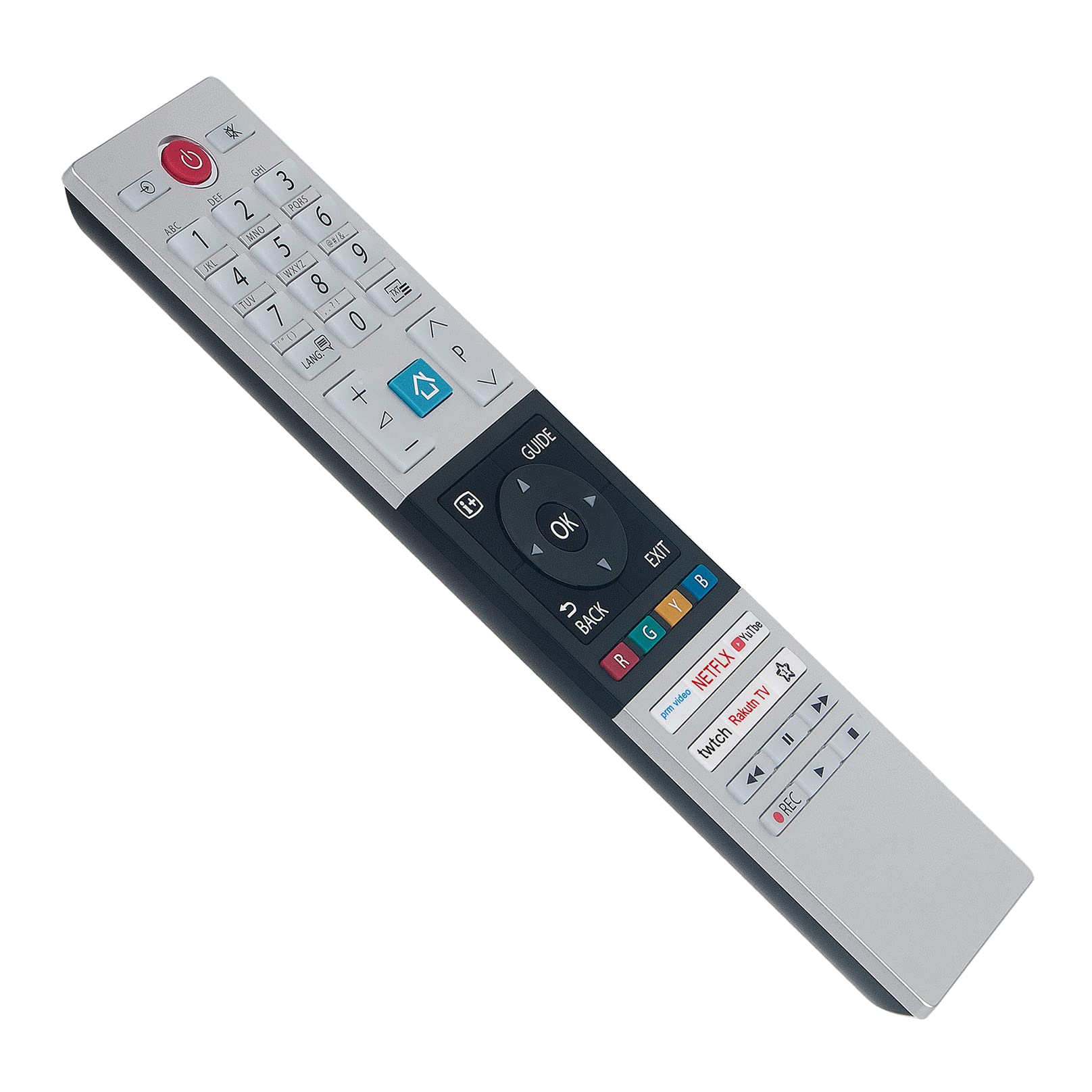 CT-8046 Télécommande De Remplacement -VINABTY-Fit Pour Toshiba HD TV CT8046 Télécommande 32W1534DG 24D1533DB 40L1533DB 24D1544DG 24D1633DB 24W1633DB 32L1544DG 32W1533DB