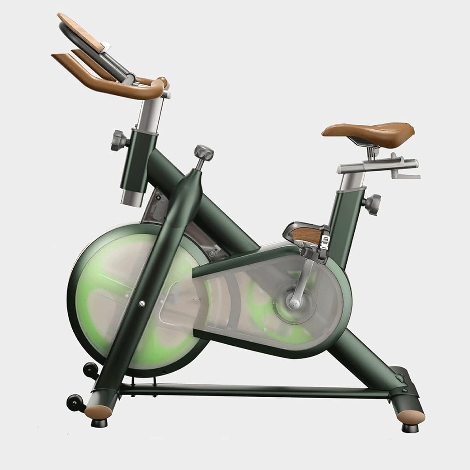 ZESON Silent motion cycling exercise bike with aluminum