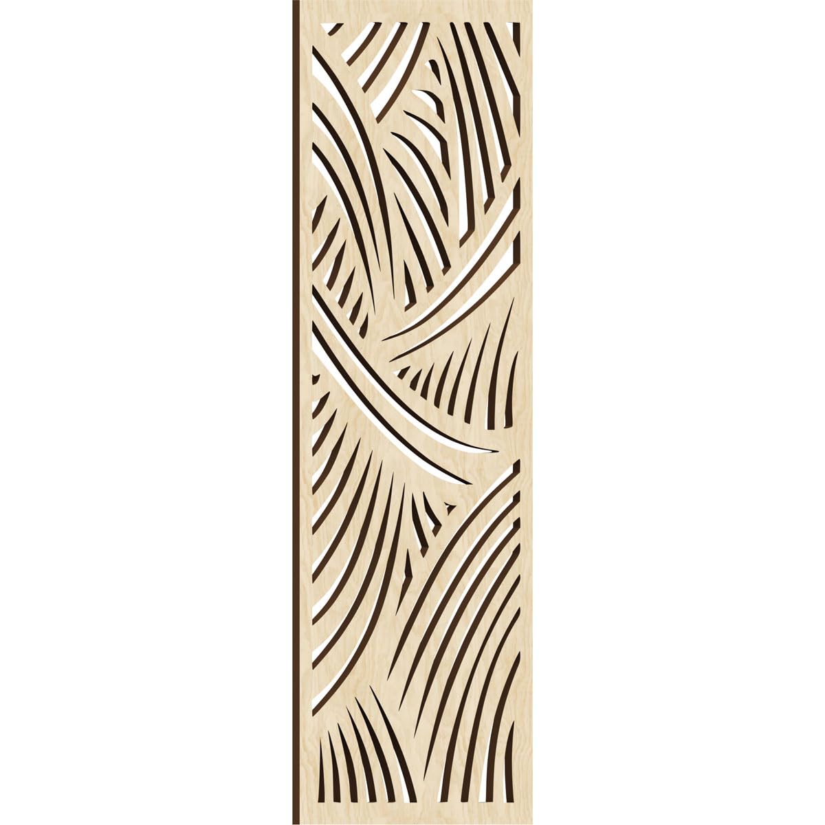 Chester Decorative Pierced Fretwork Wood Wall Panels, 15 3/8"W x 39 3/8"H x 3/8"T, Birch