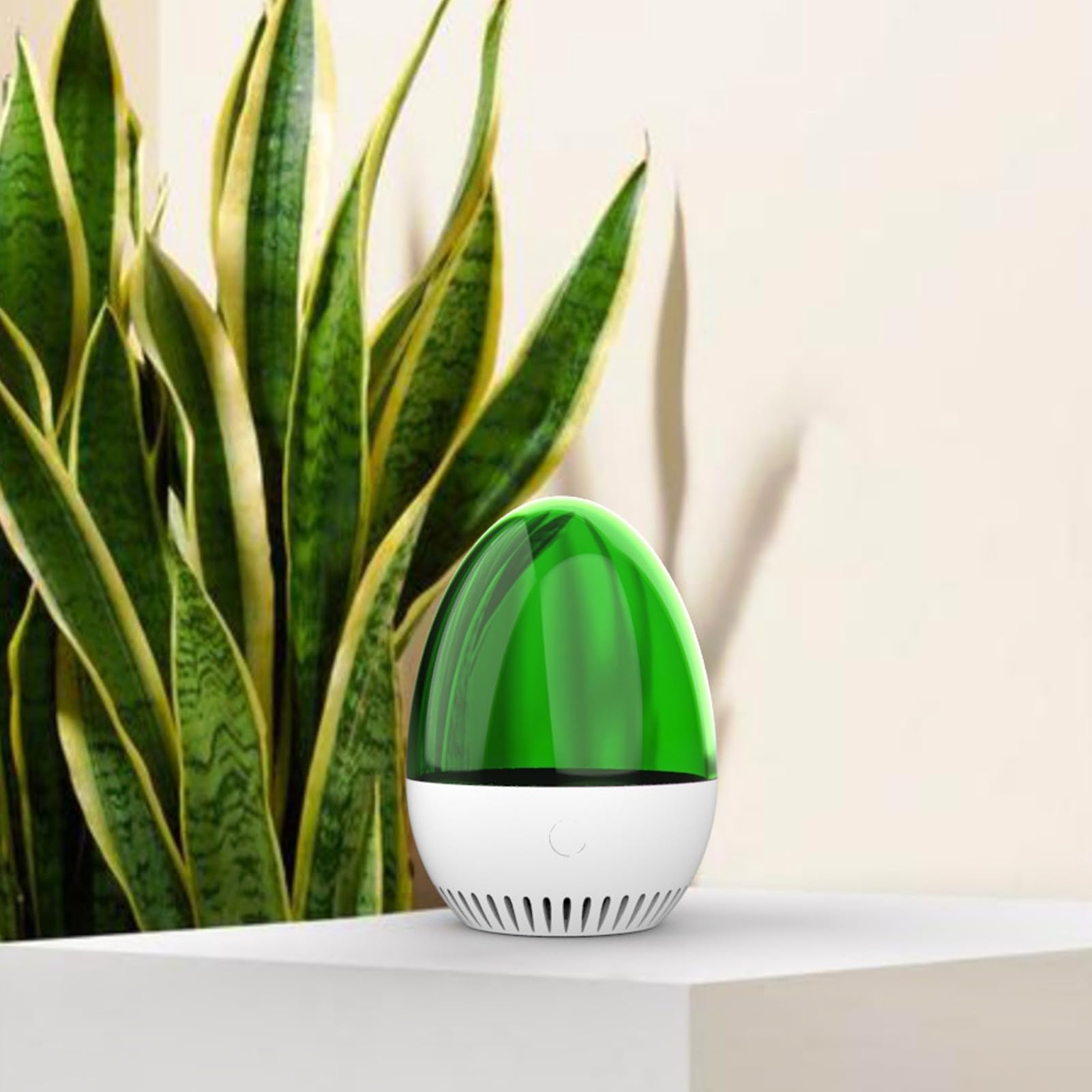 CHICIRIS Misuratore di qualità Dell'aria Domestica per Rilevatore di CO2 Intelligente Umidità di Temperatura Wi-Fi Mini Materiale ABS Portatile a Forma di Uovo