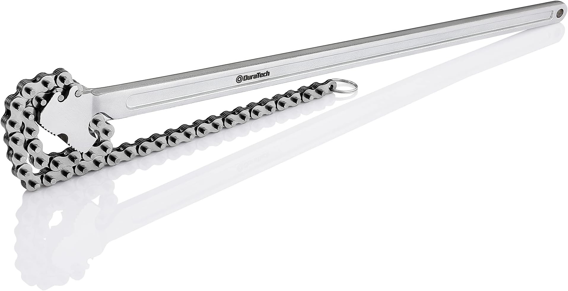 DURATECH 24 Inch Chain Wrench, Adjustable Oil Filter Chain Wrench Fits Max 6 Inch Diameter for Pipe and Car Repair