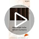 Image of Homefab India 2 Piece Velvet Long Door Curtains - 9 feet, Brown