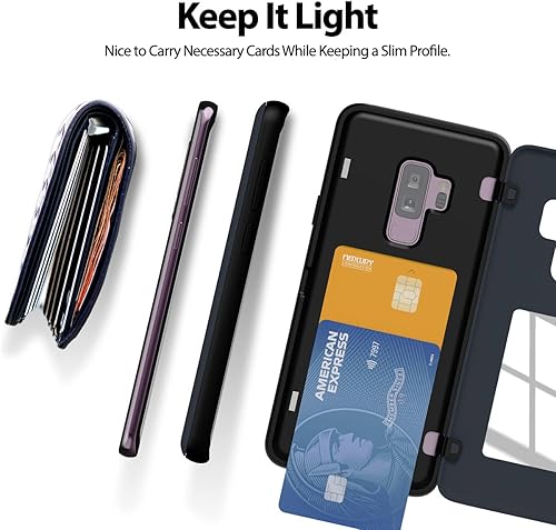 Miniatura 308 de GOOSPERY Parachoques magnético para puerta compatible con Galaxy S23, tarjetero tipo cartera, cierre automático, protección de doble capa resistente