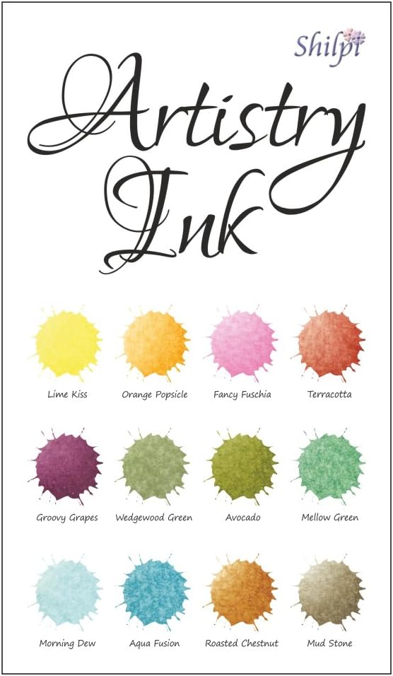 ShilpiArtistry Mini Ink Set 1 LK (set of 12)