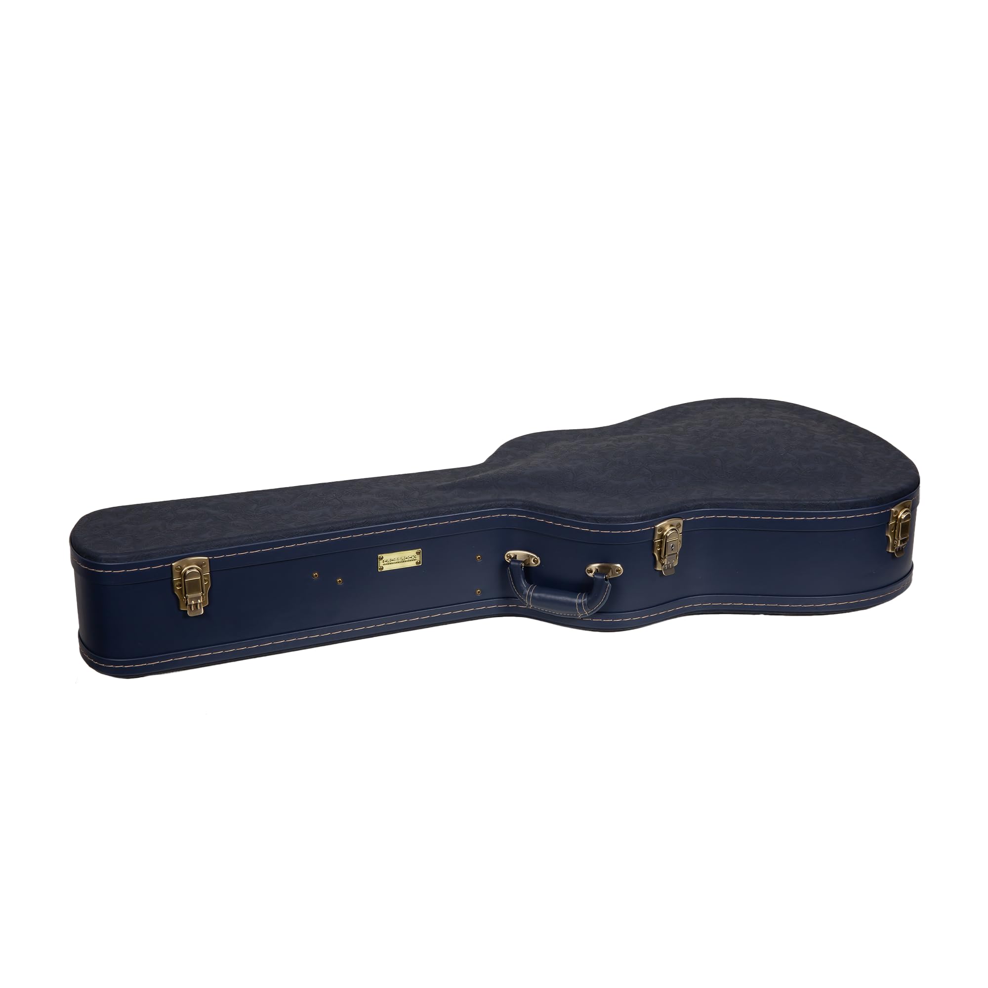Crossrock Relief Series-CRW630-Acoustic, con superficie altamente strutturata, pelliccia sintetica visone, chiusure in acciaio inox – blu oceano (CRW630DOB)