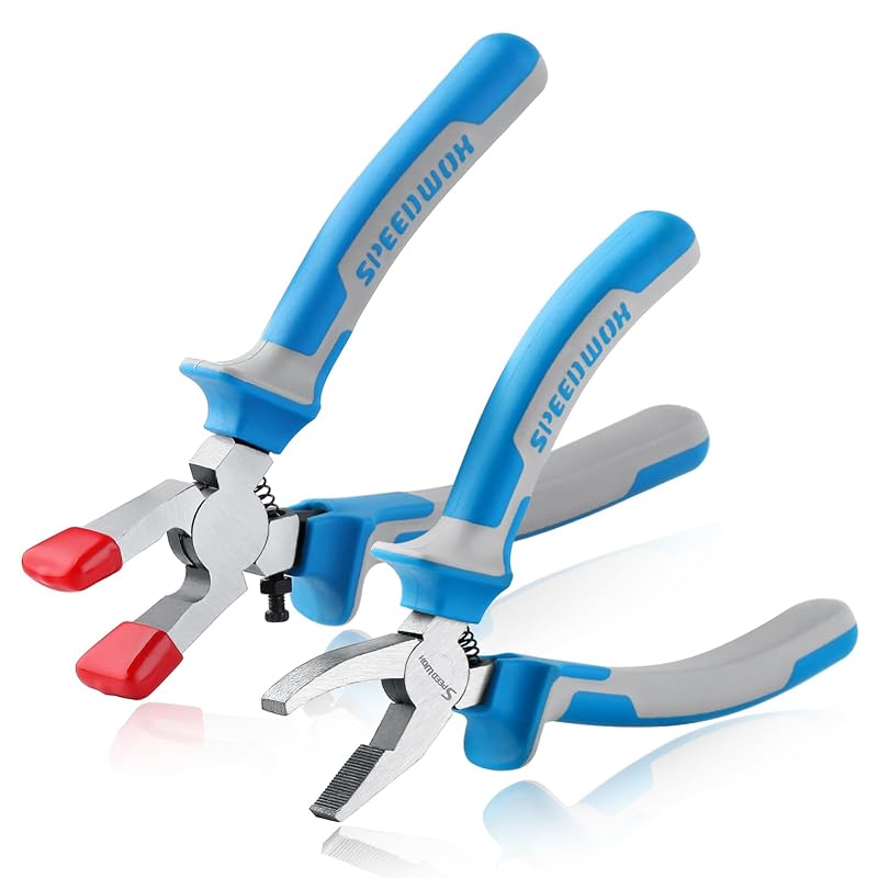 Kit de Alicates para Corte de Vidro SPEEDWOX com Alicate Separador e Quebrador, 15,2 cm, 2 peças