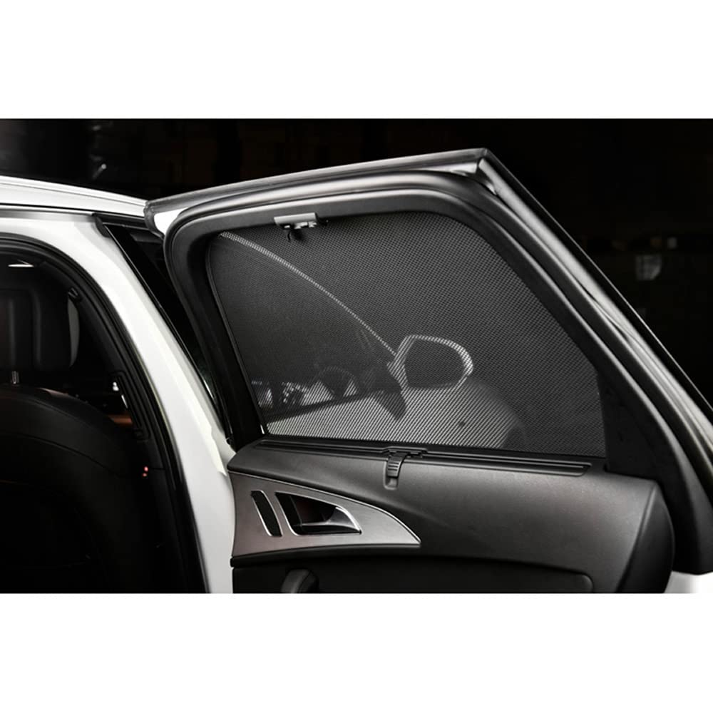 Car Shades Set (Porte Laterali Posteriori) Compatibile con Citroën C5 Aircross 2019- (2-Parti) Tendine Parasole su Misura