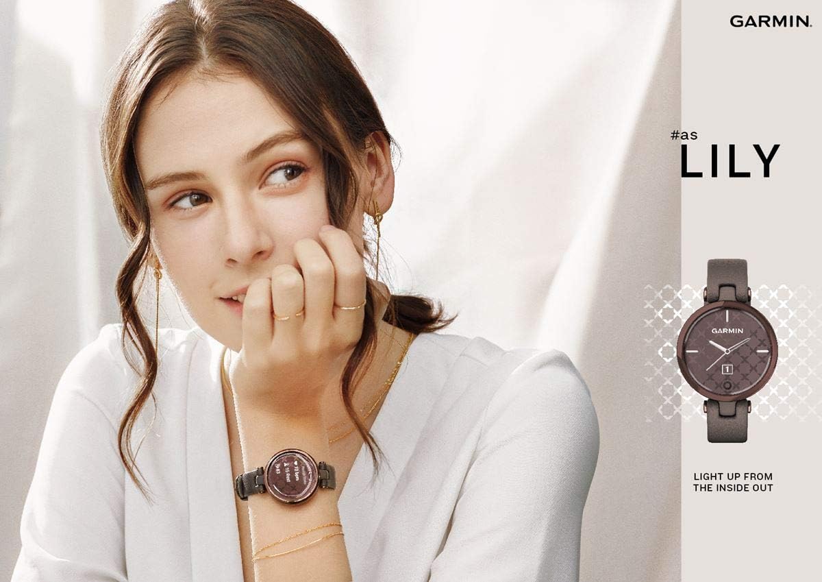 【Android/iOS対応】Garmin(ガーミン) Lily ファッショナブルスマートウォッチ [フル充電で5日間稼働/睡眠分析/ストレス値/BodyBattery/スマートフォンと接続で電話、メール、LINEを通知/生理・妊娠トラッキング]