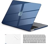 Vista 11 de EooCoo Funda rígida compatible con MacBook Air de 13.3 pulgadas M1 Chip 2021-2018 con pantalla Retina, funda protectora de plástico Air de 13.3
