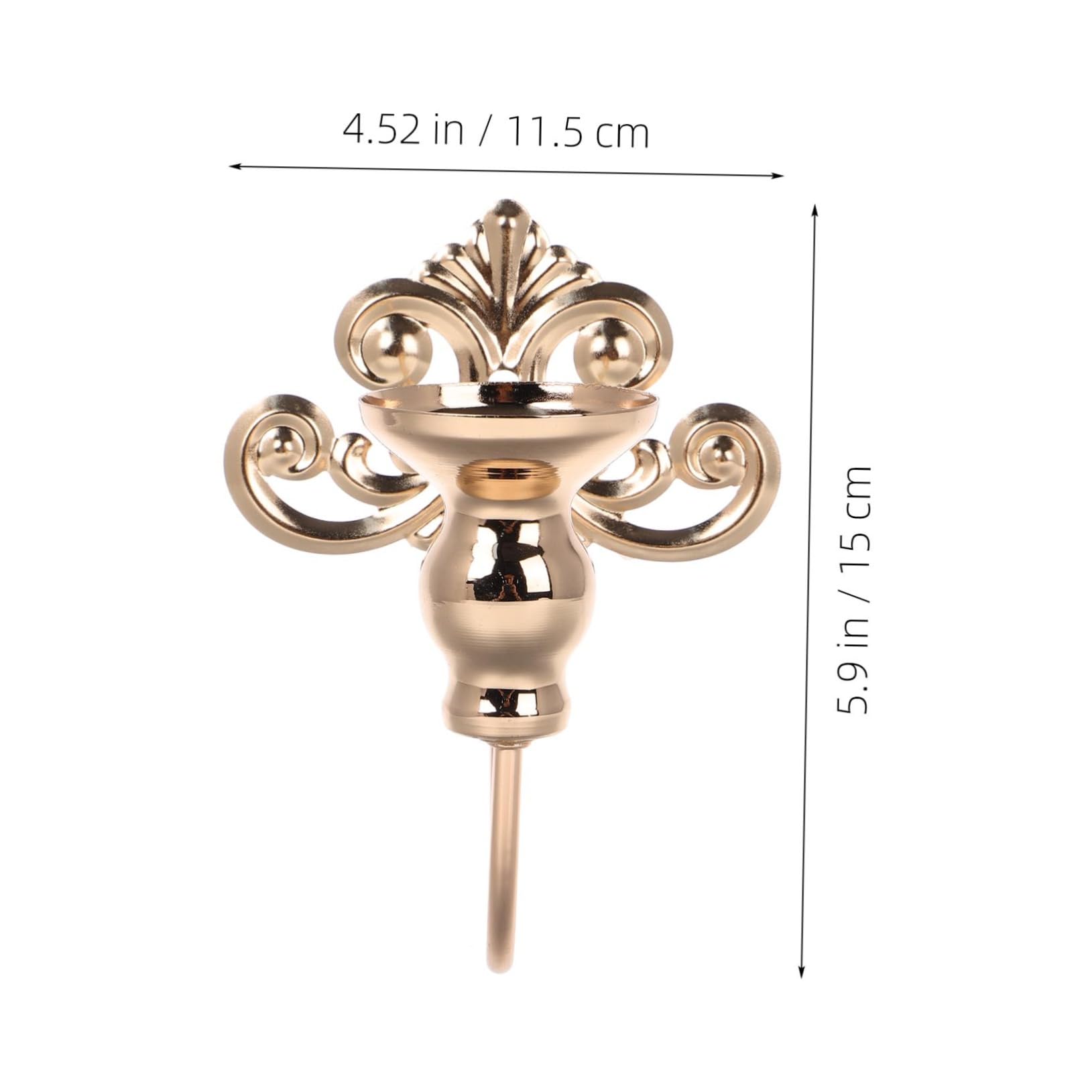 Garneck Wall Candle Holders Decorative Metal Sconces Stylish Candle Holder Wall Decor for Installation Multi-Room Use Enhanced Stability for Living Room and Office