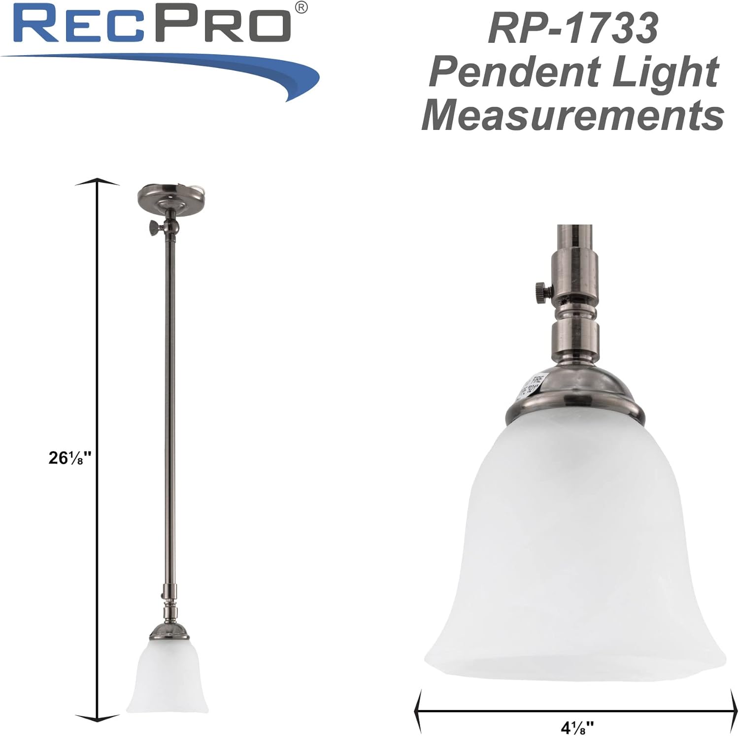 RecPro RV Pendant 12V Ceiling Light