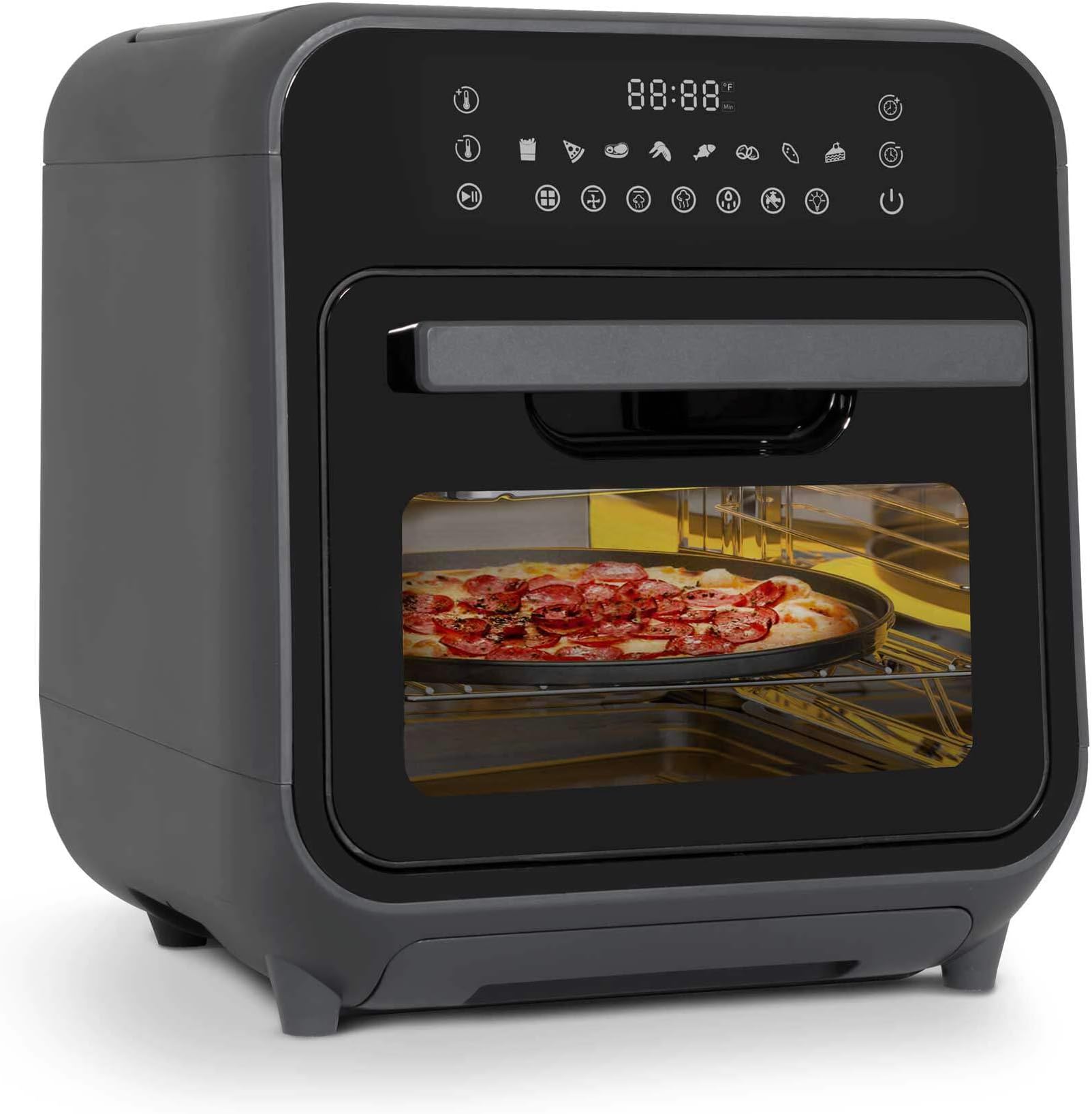 Baridi 12-IN-1 Air Fryer Steam Oven - Large 15L Capacity, 8 Presets, 3 Cooking Modes for Delicious, Nutritious Family Meals, Self-Cleaning, 1635W - DH171