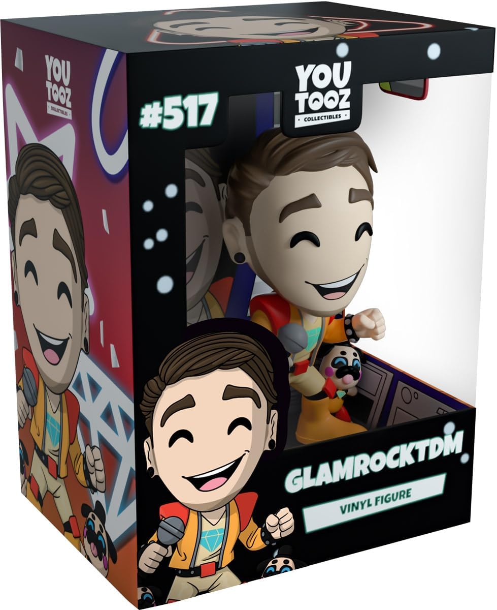 Youtooz Original GlamrockTDM 4.4" Vinyl Figure, DanTDM Collectible, Glam Dan from Youtooz Original Collection