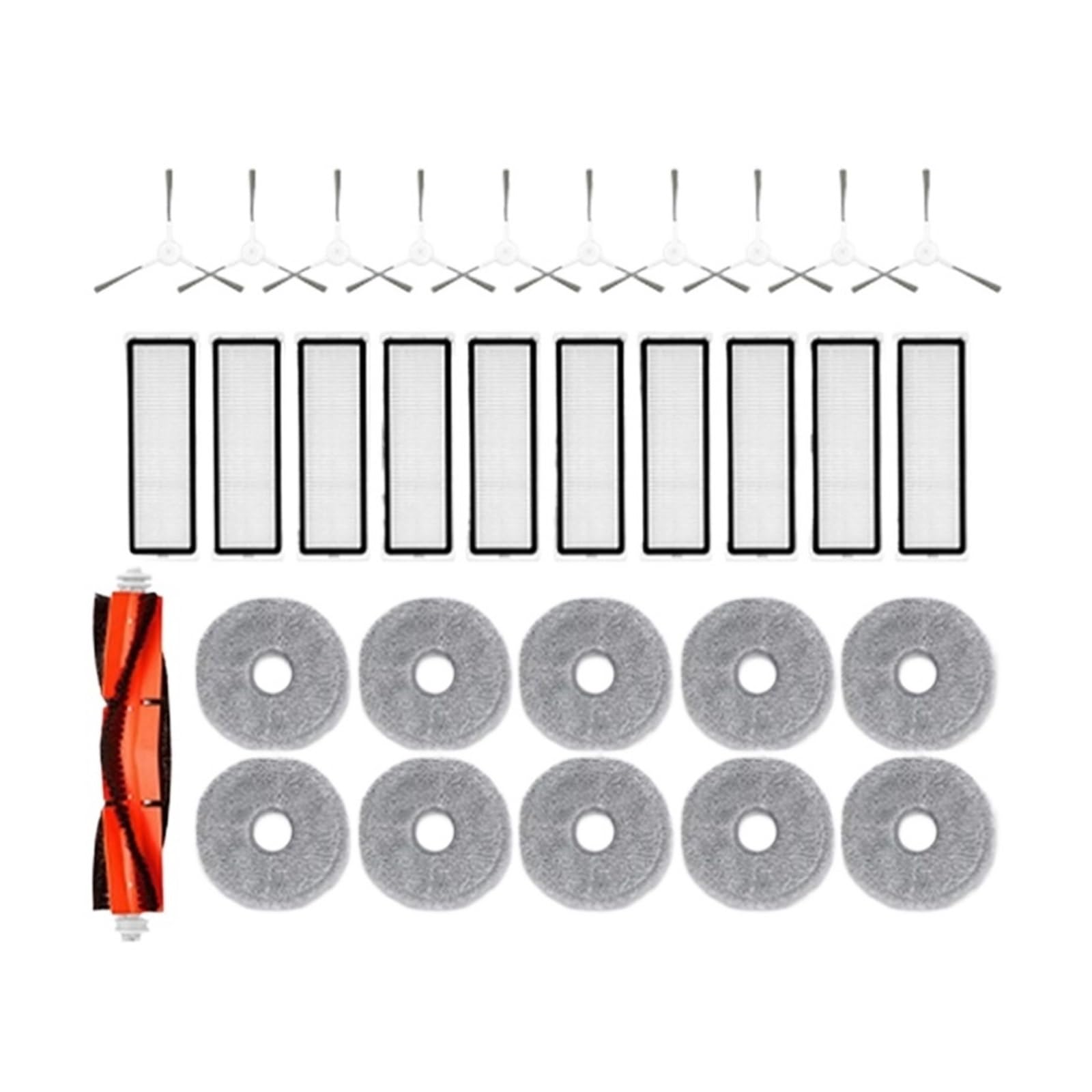 Filtre et brosse latérale pour Xiaomi Robot S10+ Plus B105 S20+ kit de pièces