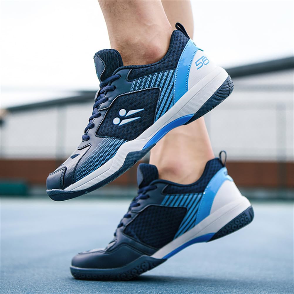 JiuQing Buty do pickleballa dla mężczyzn i kobiet buty do badmintona i siatkówki buty treningowe na kortach halowych antypoślizgowe lekkie