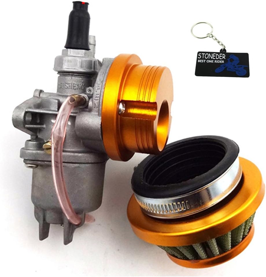 STONEDER Mini Moto Carburetor Carb Air Filter Stack For 47cc 49cc ATV