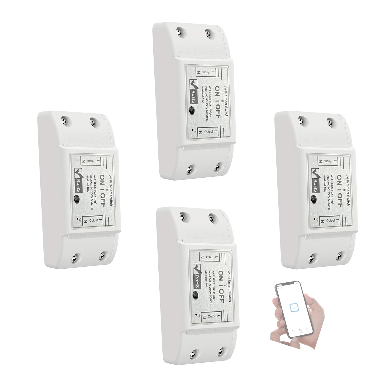 Bkiyougo Diy Smart Switch, Wi-Fi Smart Switch