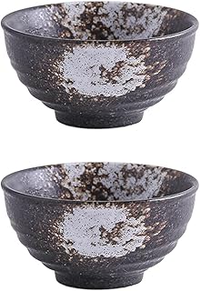 Porcelanowe miski na płatki śniadaniowe, wypalane w wysokiej temperaturze Klasyczna okrągła miska ceramiczna, na deser, makaron, gulasz, ryż, można myć w zmywarce, zestaw 2 sztuk (Królewna Śnieżka)