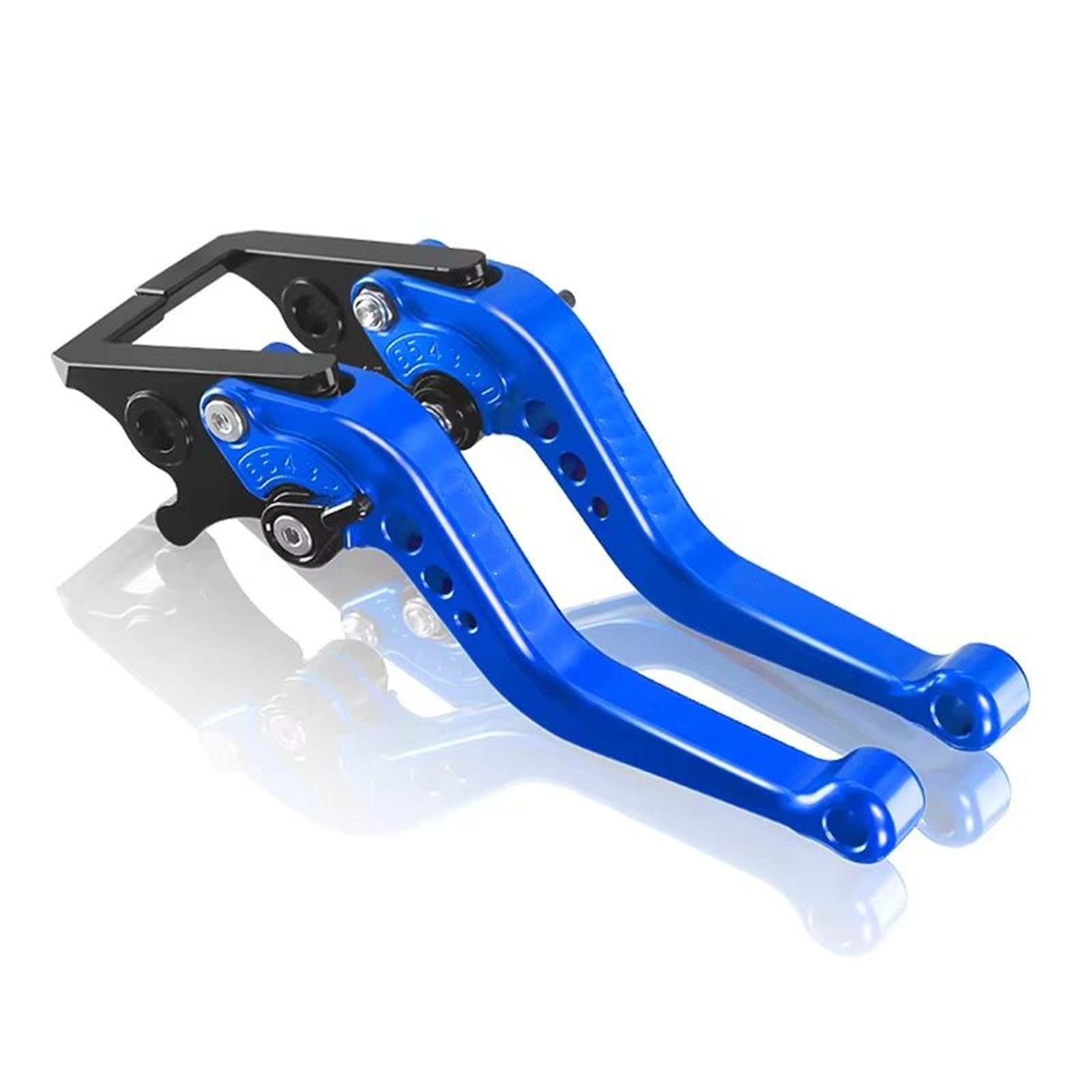 BeiZhengbhD Clutch Lever Handlebar 2024 Brake Clutch Lever for GSR750 for GSXS750 2011-2018 for GSR600 2006-2011 Motorcycle Adjustable CNC Handle for Gsr750(Blue)